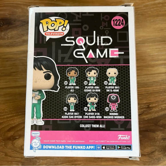 Funko Pop! #1224 Netflix Squid Game - Player 067: Kang Sae-Byeok - Picture 4 of 6